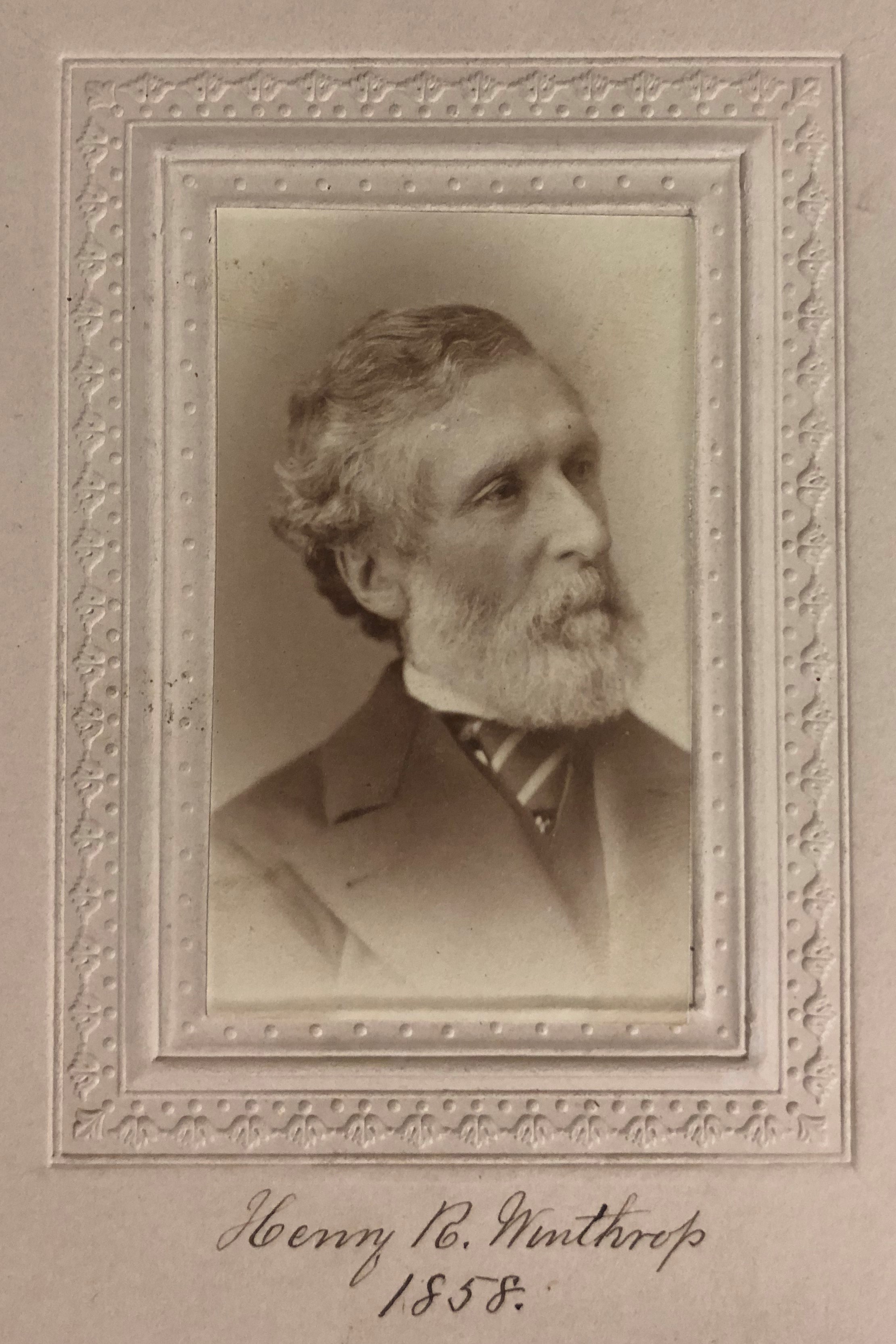 Member portrait of Henry R. Winthrop